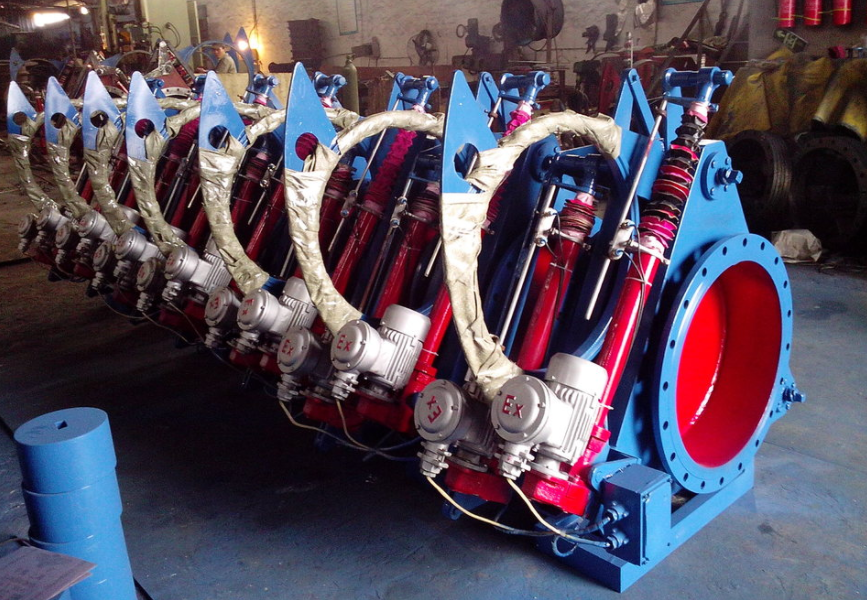 電動(dòng)推桿盲板閥